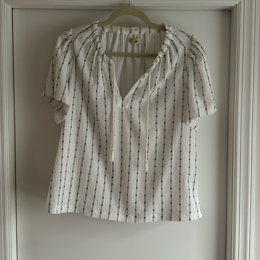 Madewell short sleeve blouse